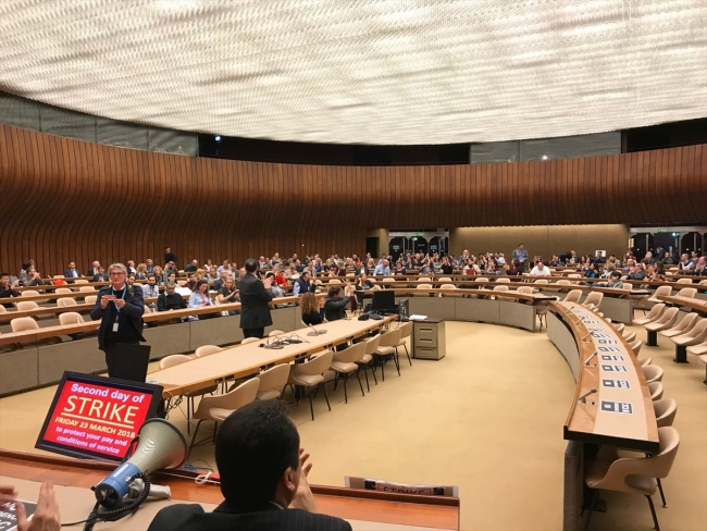 BM Cenevre Ofisi’ndeki greve çözüm bulunamadı